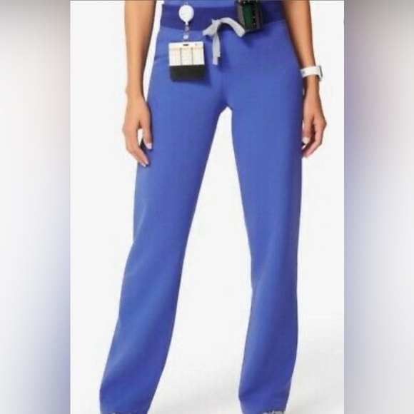 FIGS Livingston Scrub Pants in Denim - Picture 1 of 3